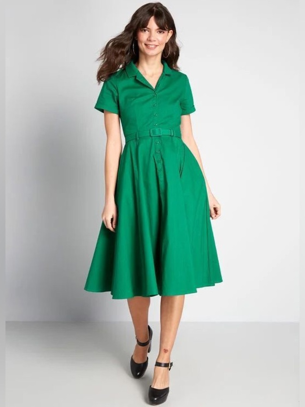 NWT ModCloth Cherished Past Swing Dress